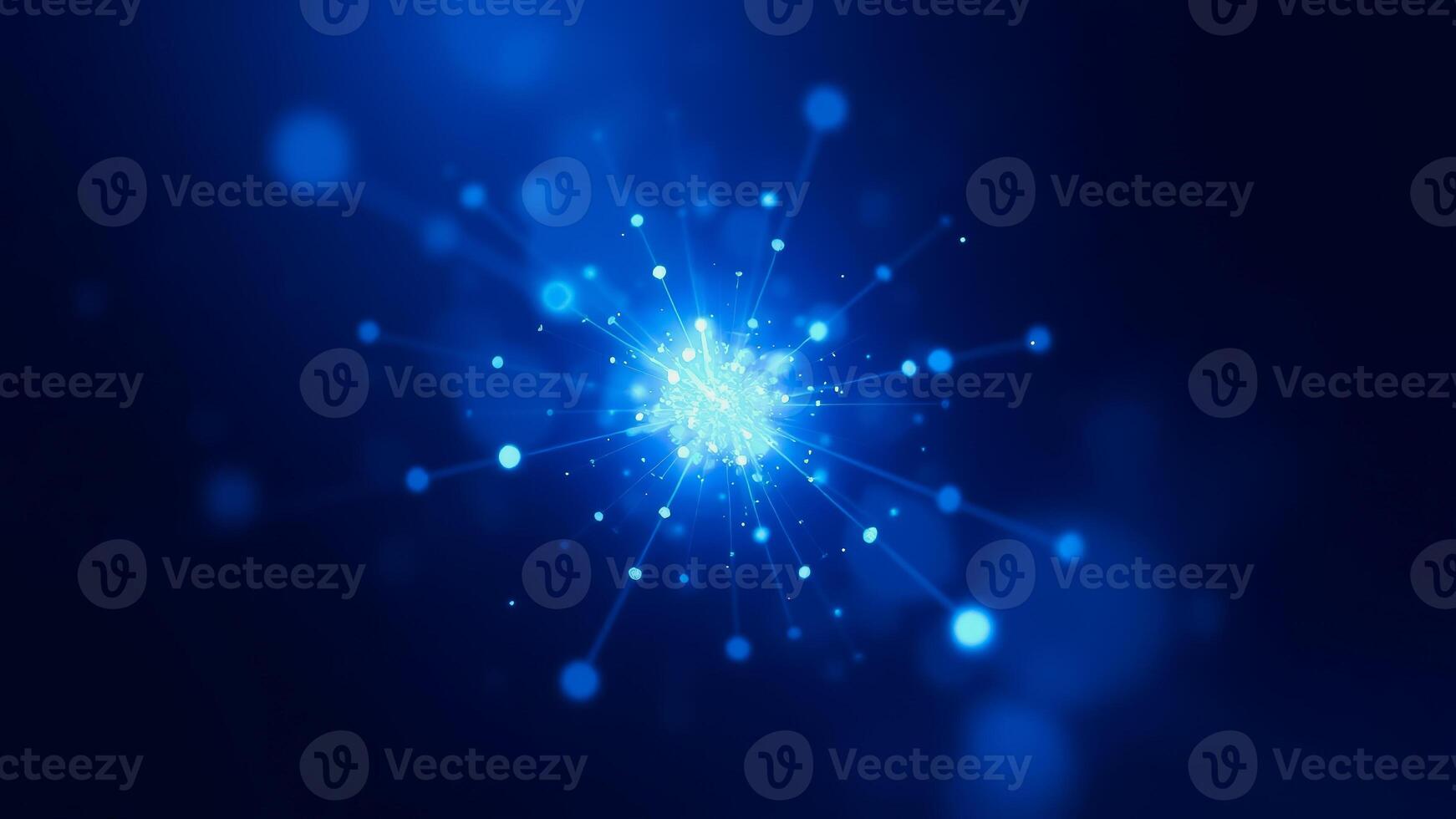 Abstract Blue Network Background photo
