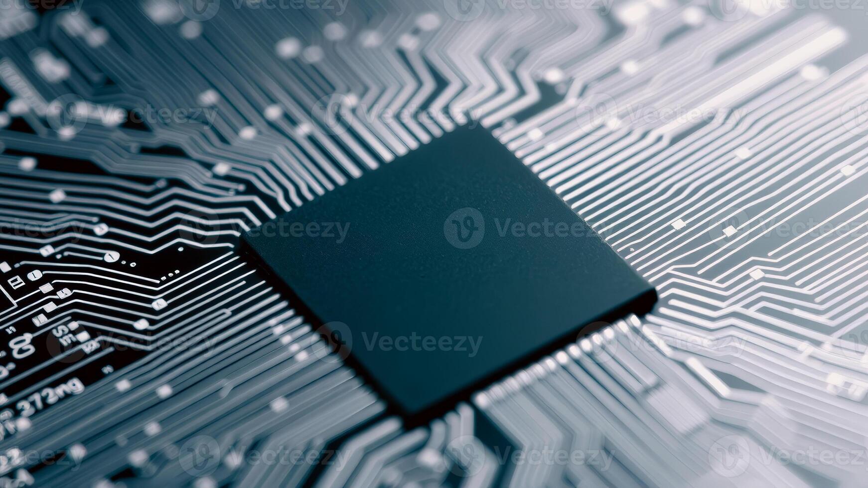 Abstract Circuit Board Macro photo