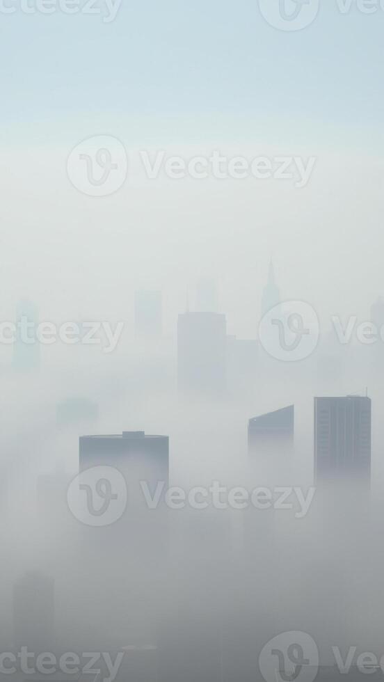 Foggy Cityscape city photo