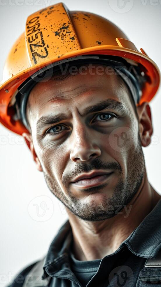 Construction Worker Portrait photo