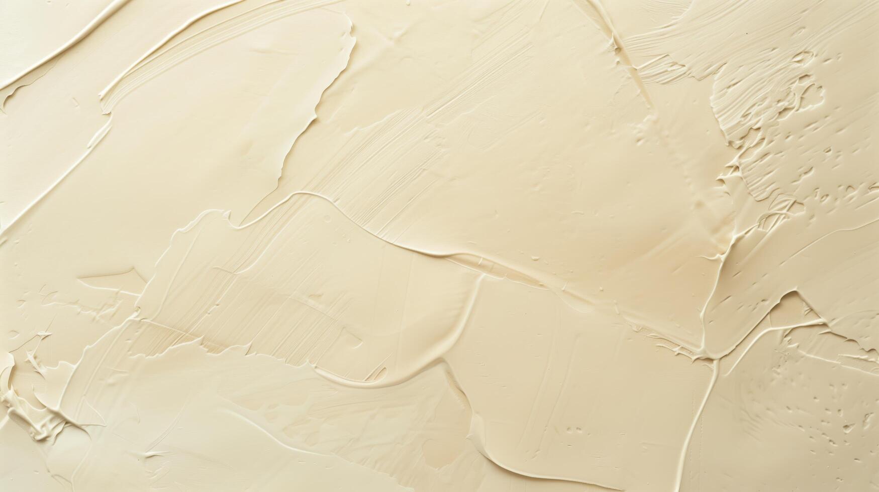 Abstract brushstrokes on a neutral beige background, ideal for minimalist designs and artistic projects photo