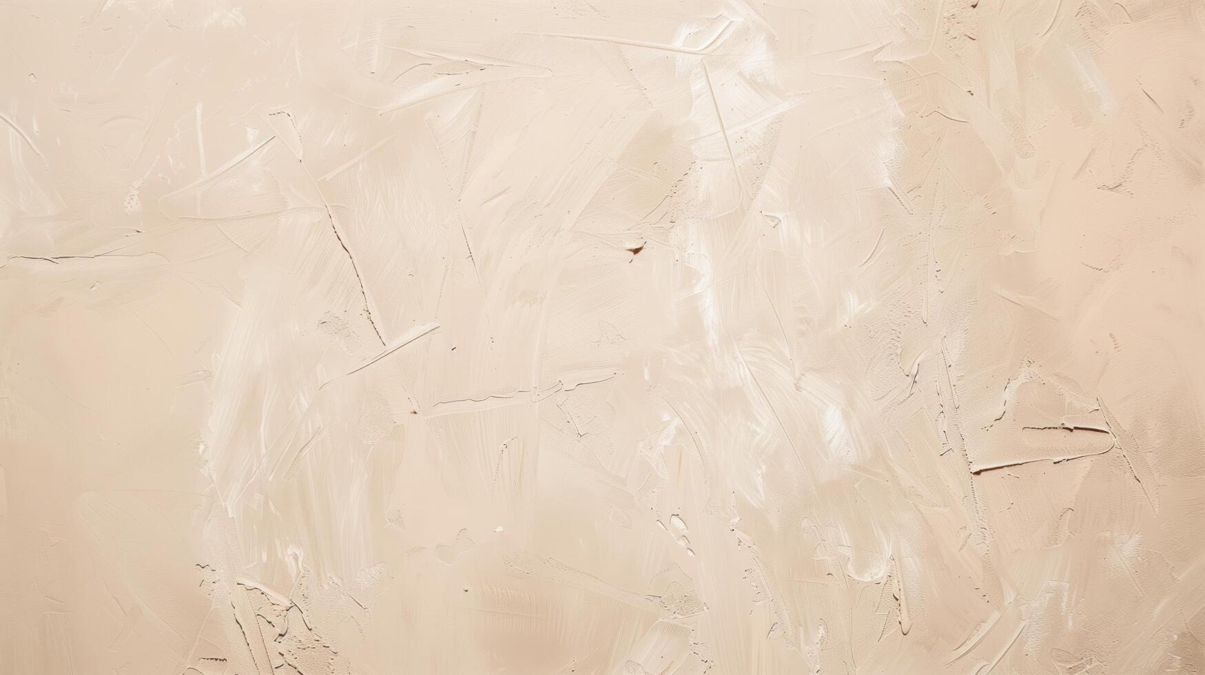 Beige textured background showing brush strokes on wall, perfect for adding a subtle touch of elegance to any design project photo