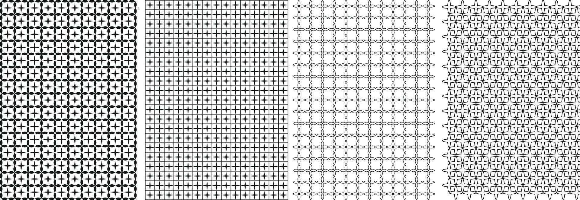 Unique Colorable Seamless Pattern Background. vector
