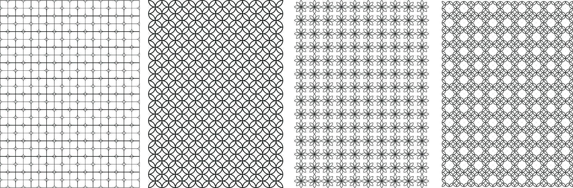Unique Seamless Geometric Pattern Background. vector