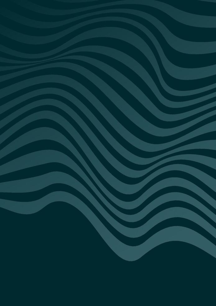 Abstract background with gradient distorted line design vector