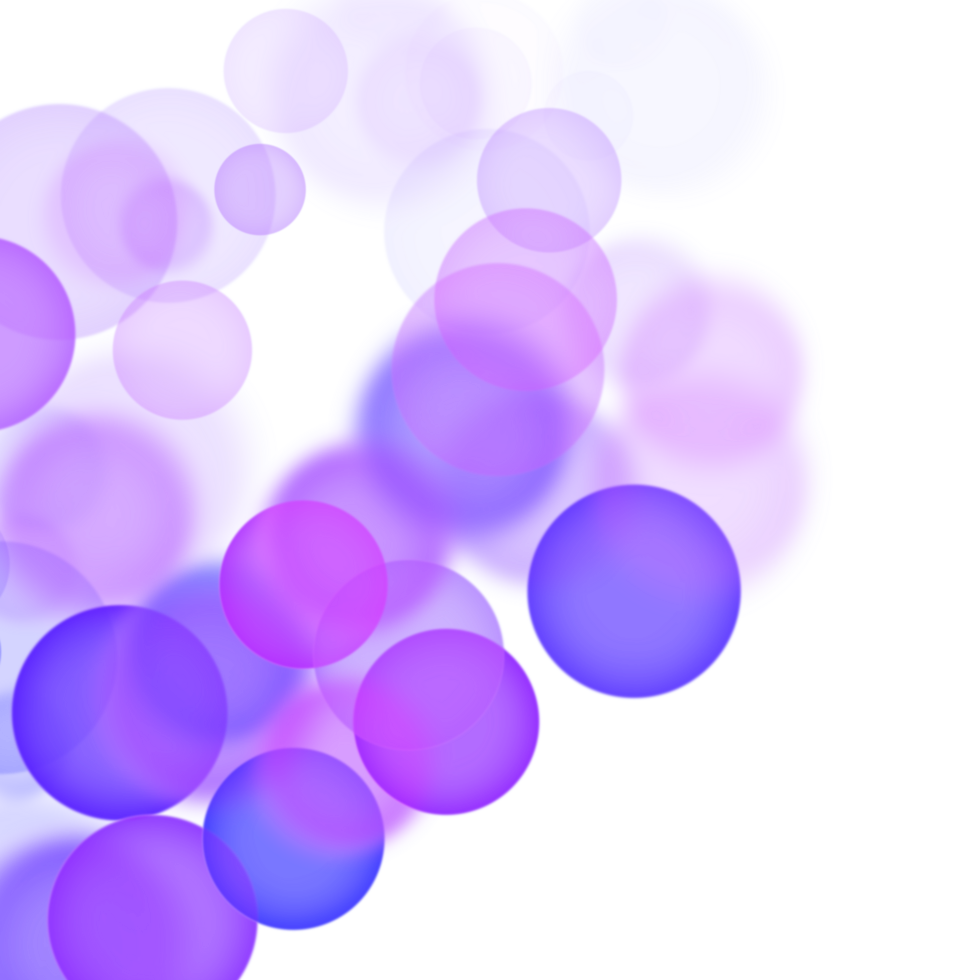 Bokeh Light Abstract Purple and Blue Bokeh png