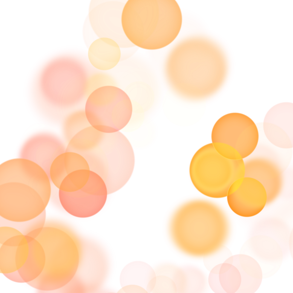 Bokeh Light Abstract Pink and Orange Bokeh png
