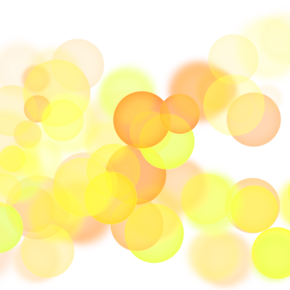 Bokeh Light Abstract Yellow and Orange Bokeh Yellow and Orange Soft Focus Lights Background png