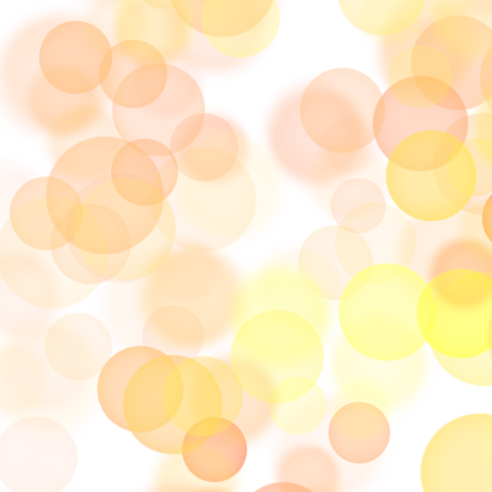 Bokeh Light Abstract Orange and Yellow Bokeh Warm toned Bokeh with Orange and Yellow Hues png