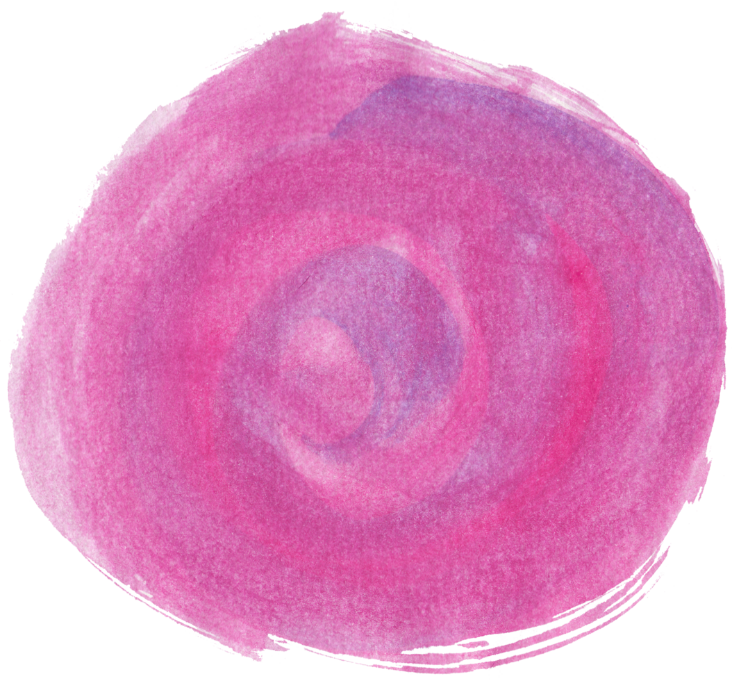 Circle Watercolor Clipart Brush Strokes Illustration png