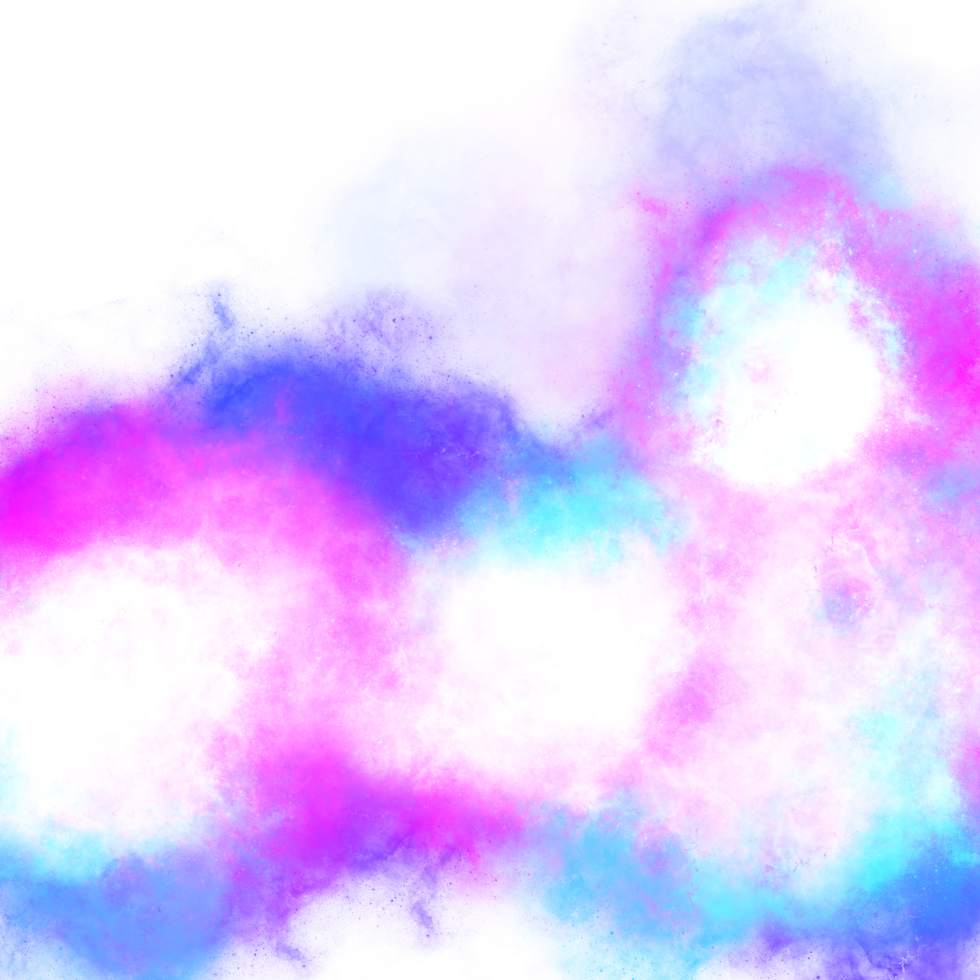 Galaxy Abstract Colorful Watercolor Explosion png