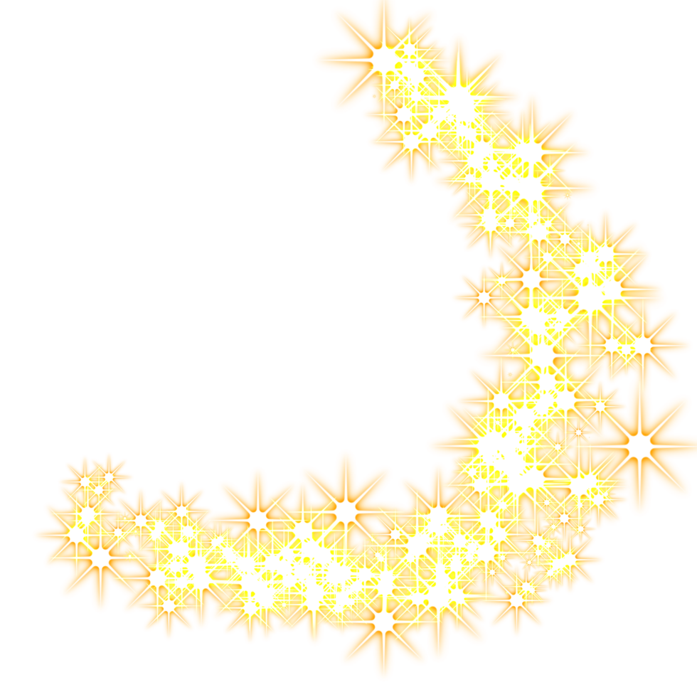 Golden Star Light For Decoration Golden Galaxy png
