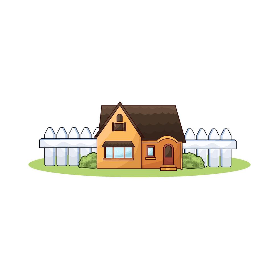 illustration of minimalist house vector