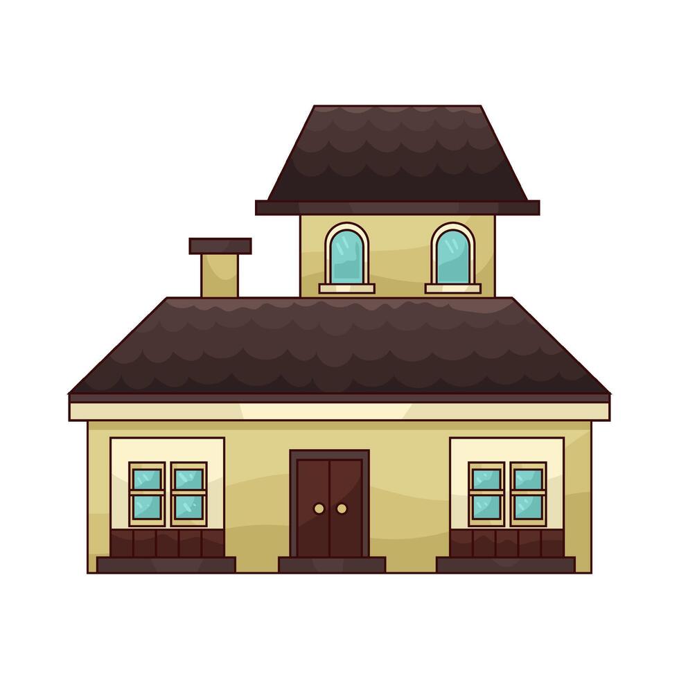 illustration of Luxury home vector