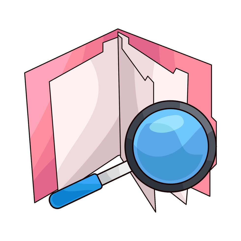 search for folders vector