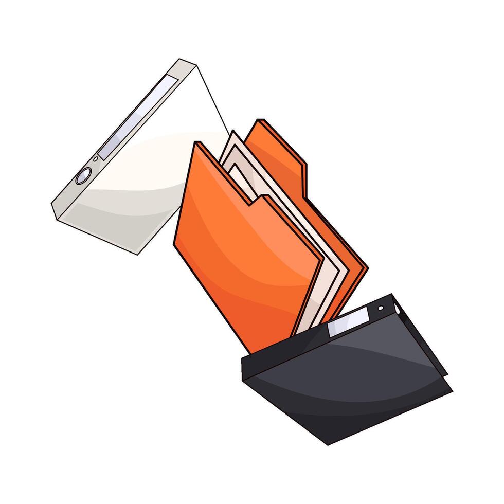 Important Project Folders illustration vector