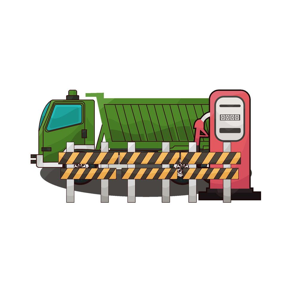 Sand in the Big Truck vector