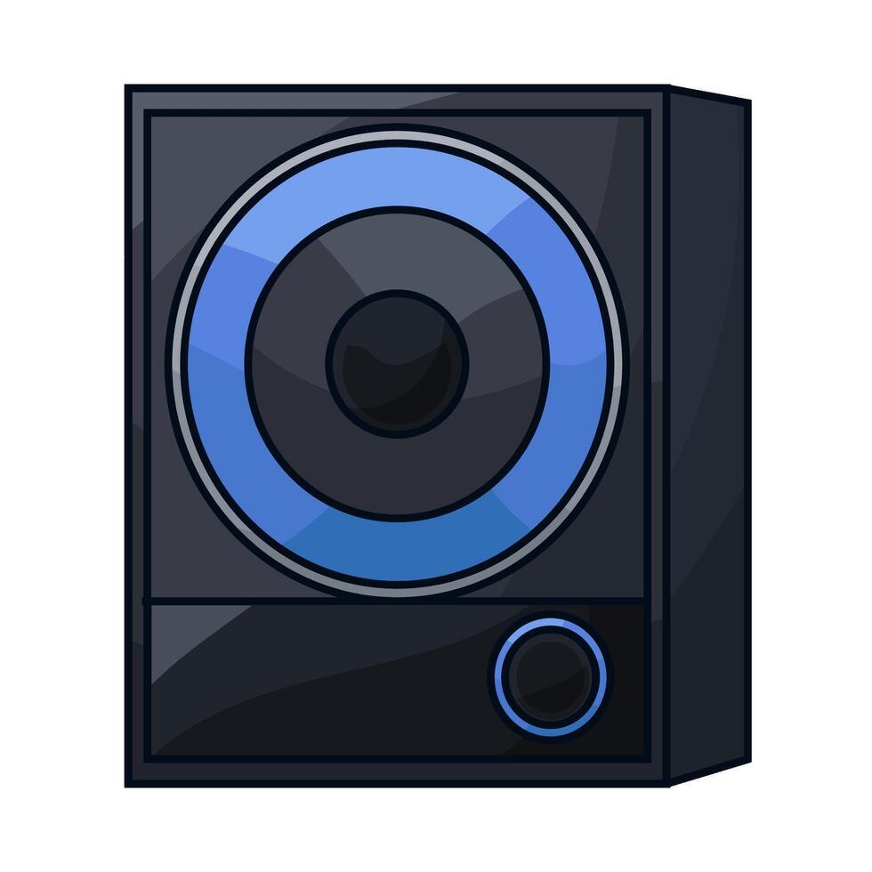 Retro Speakers illustration vector