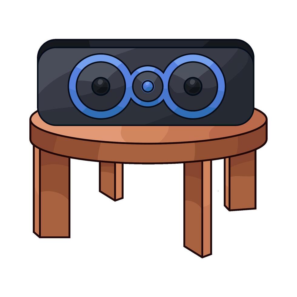 Bluetooth speakers illustration vector