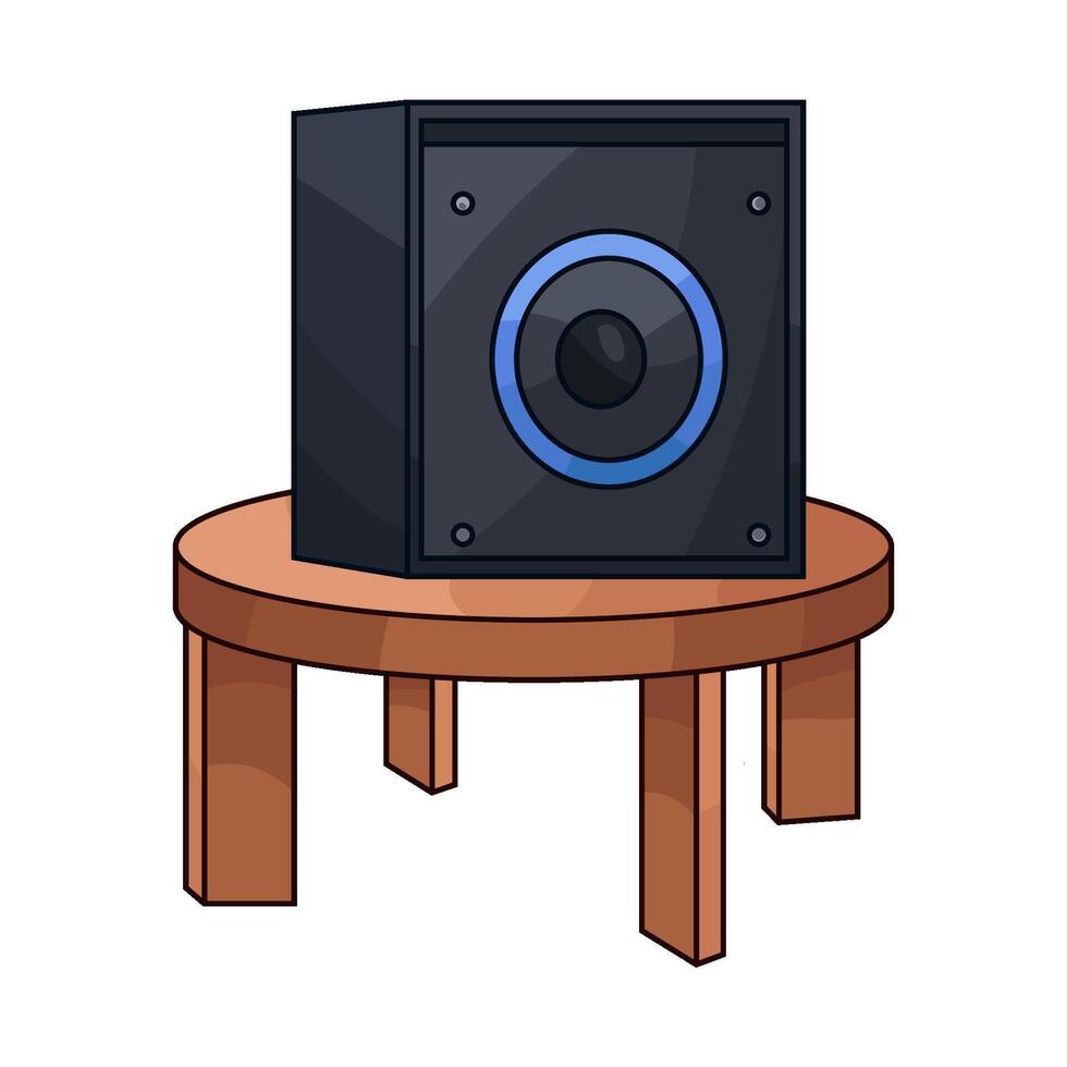 illustration of Bluetooth speakers vector