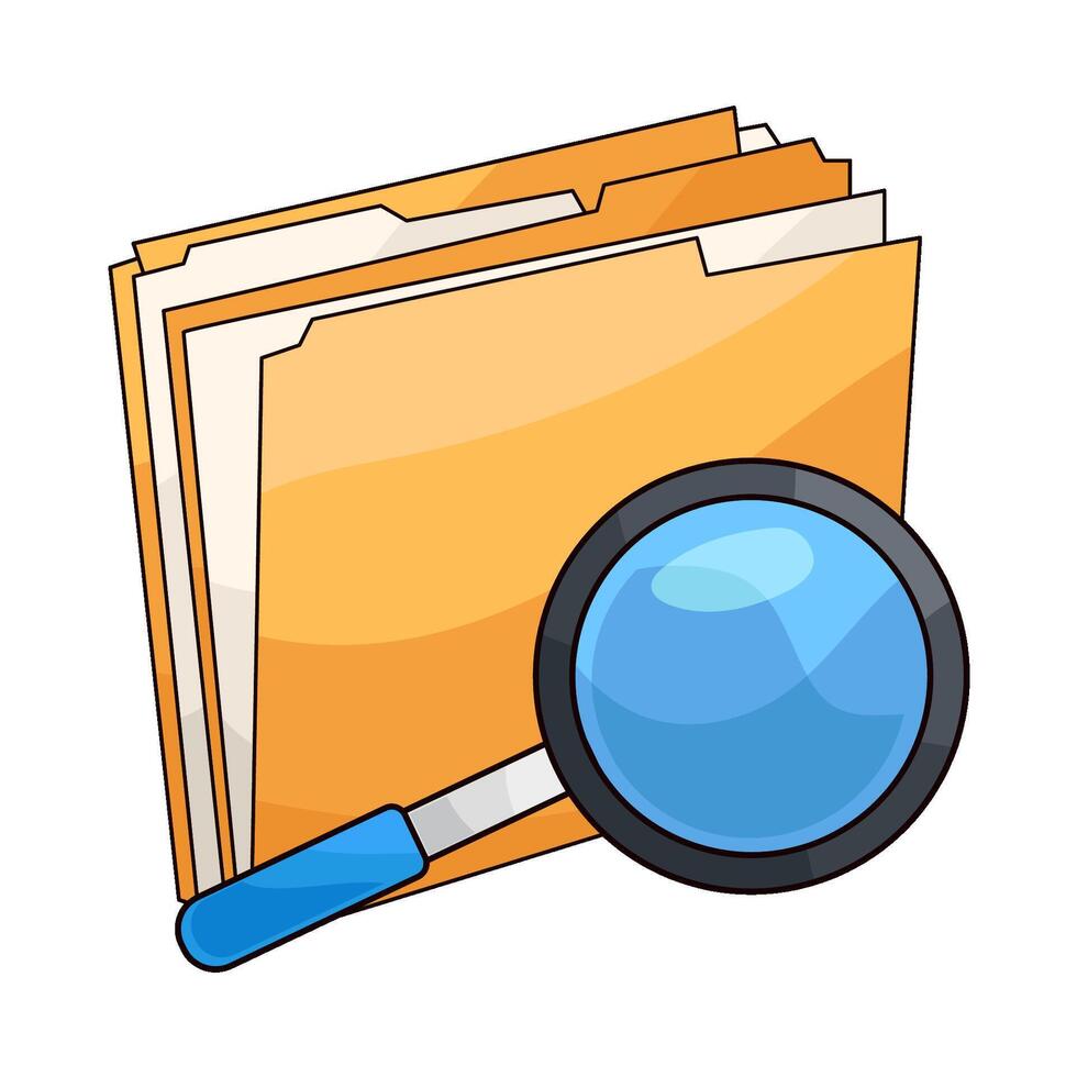 Search Documents illustration vector