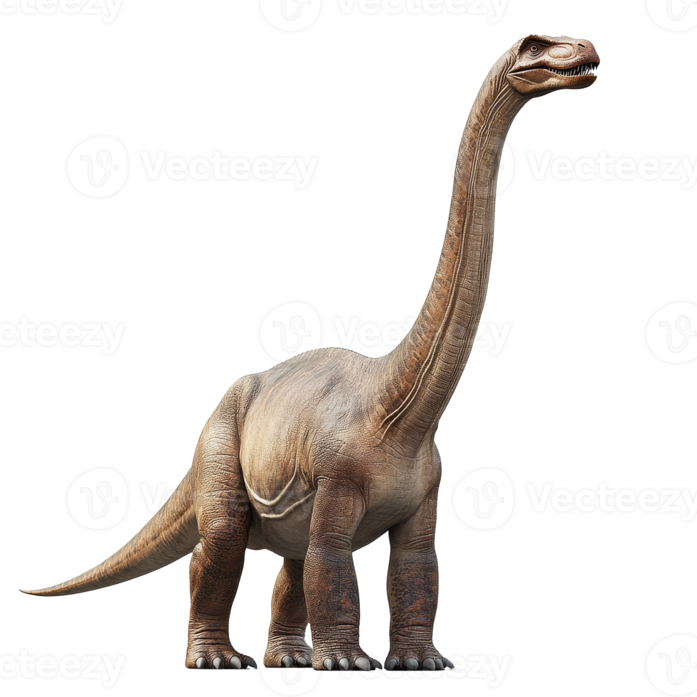 Brachiosaurus dinosaur. Prehistoric animal png