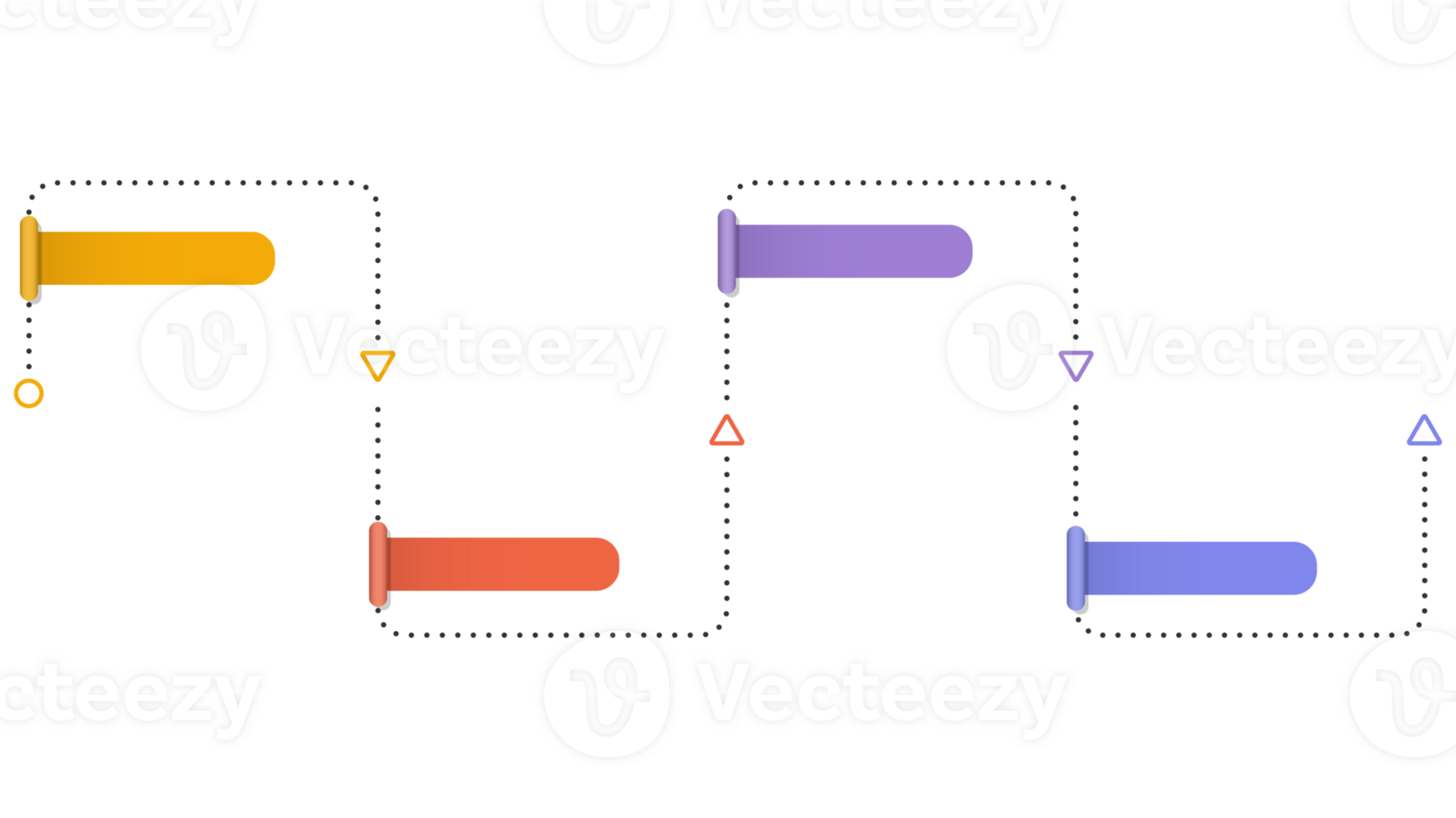 Modern infographic with 4 steps, process or options. png