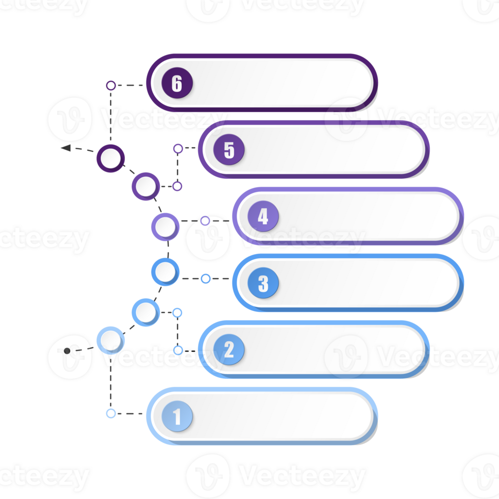 Blue tone infographic with 6 steps, process or options. Presentation slide template. png