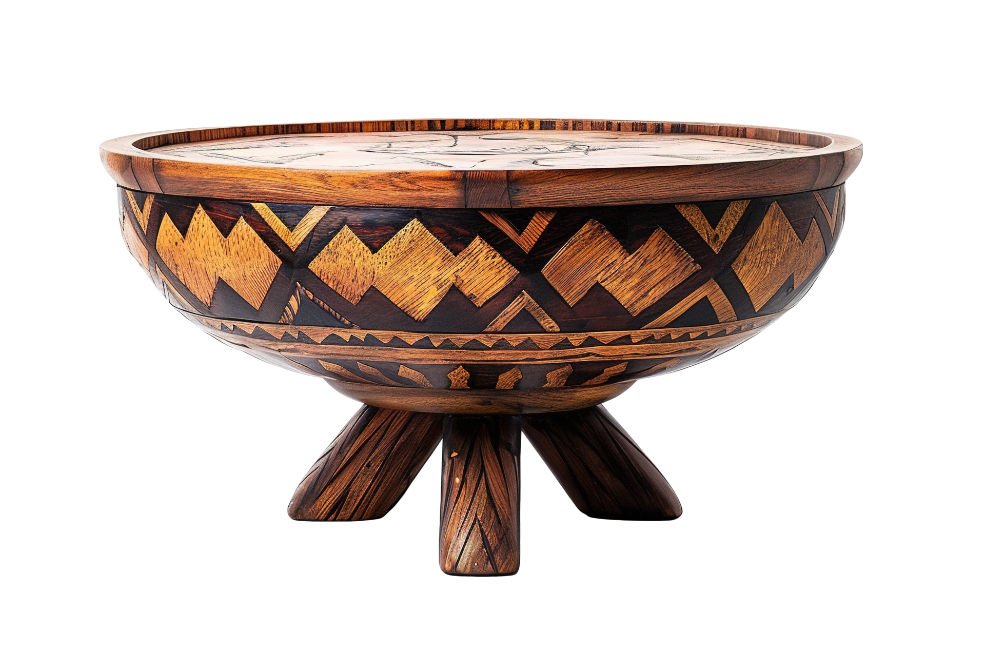 Making Out On Living Room Couches Lyrics Bohemian style round wooden coffee table, on transparent background