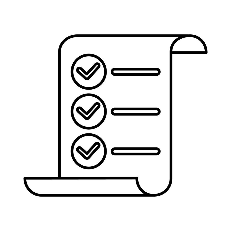 acnowledge concept line icon. Simple element illustration. acnowledge concept outline symbol design. vector