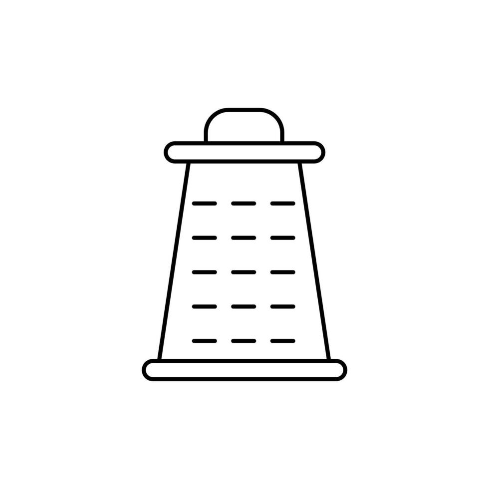 grater concept line icon. Simple element illustration. grater concept outline symbol design. vector