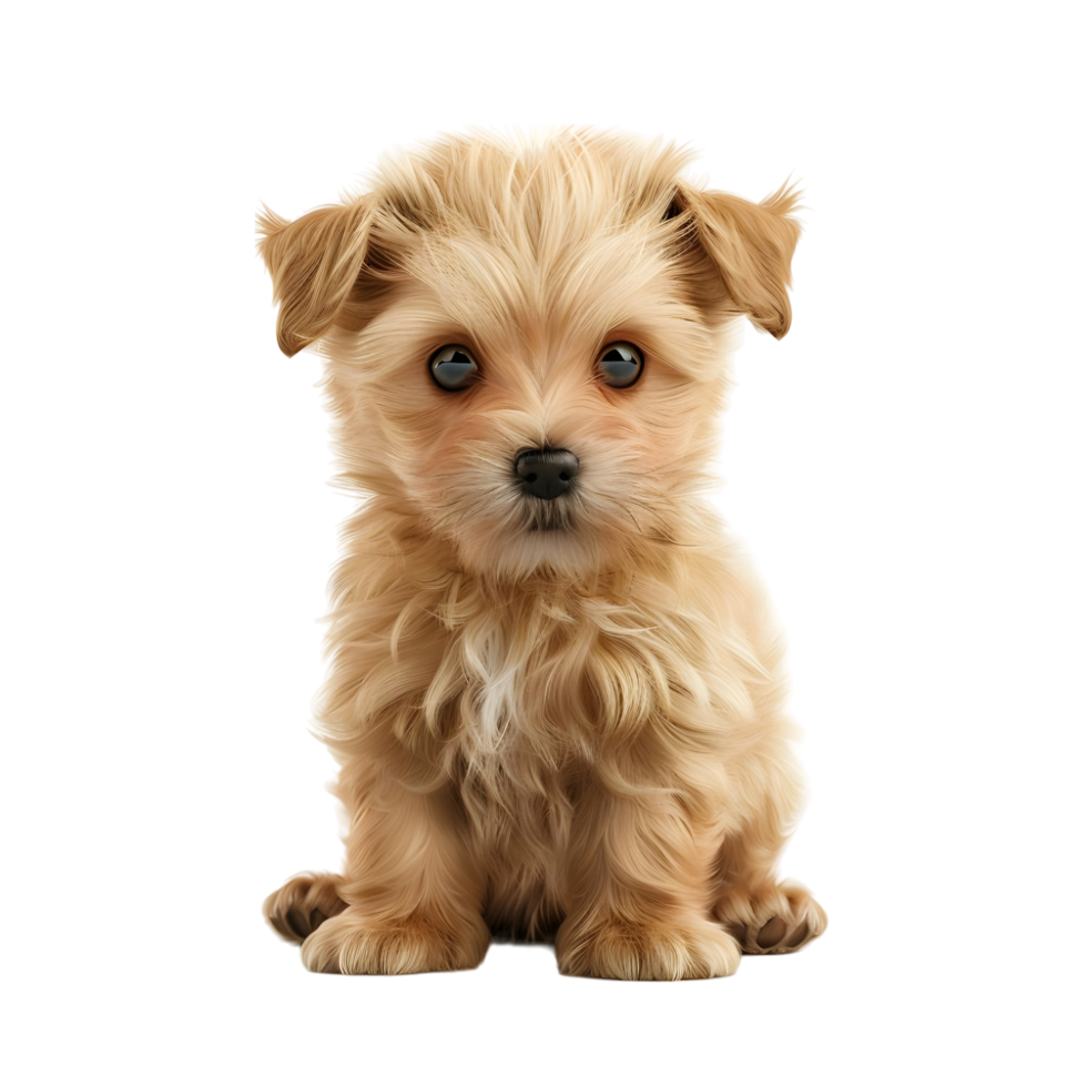 Puppy Sitting Isolated on Transparent Background png