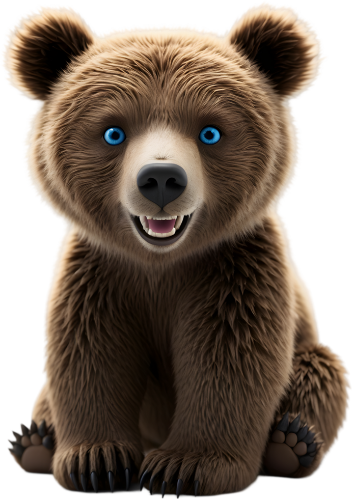 Wildlife Clipart Projects, Grizzly Bears. . png
