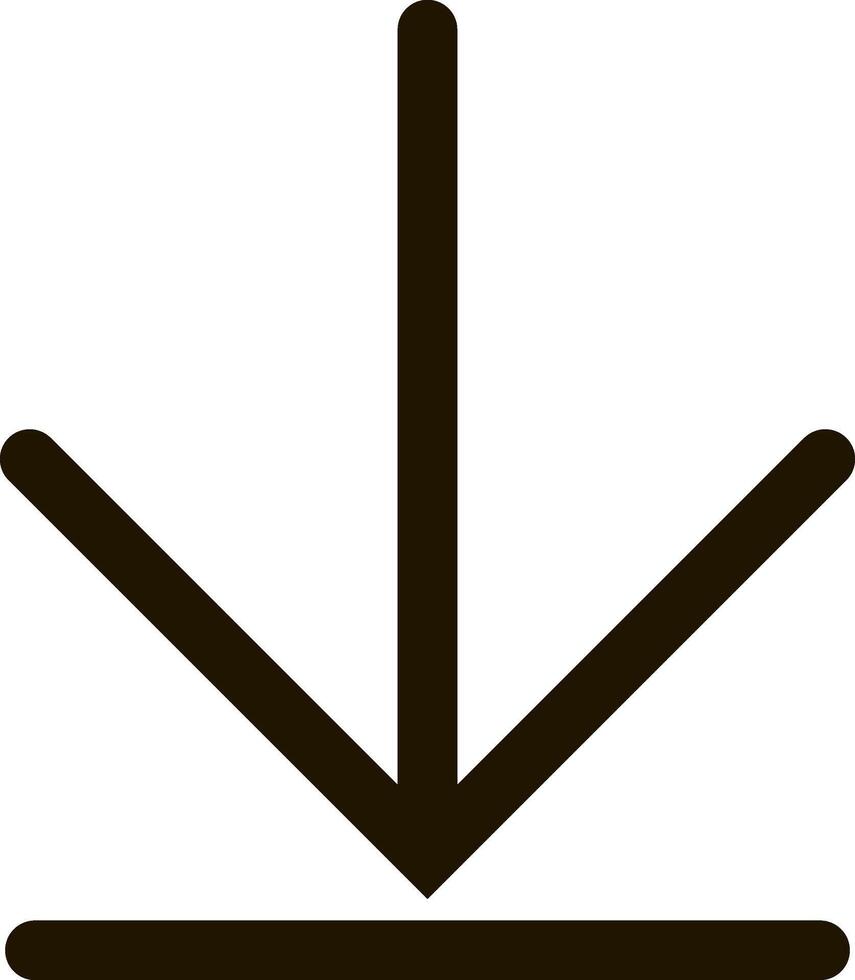Download arrow icon Install symbol vector