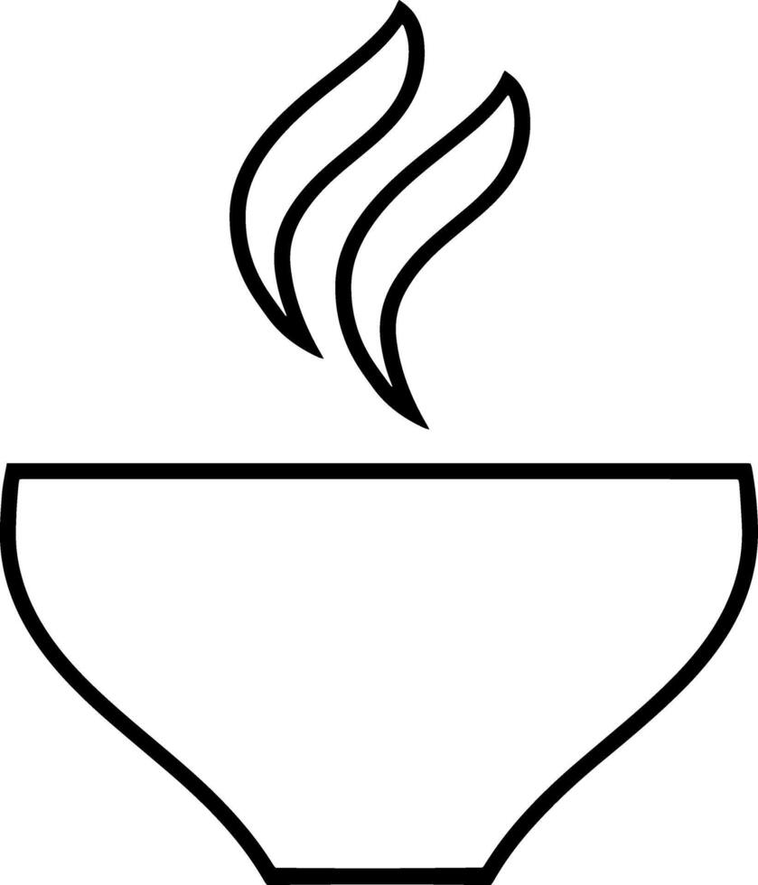 Cup icon. Hot drink. Beverage outline Doodle drink vector