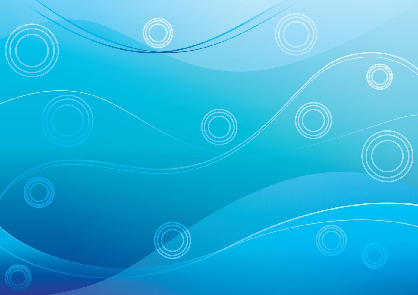 blue wave background vector