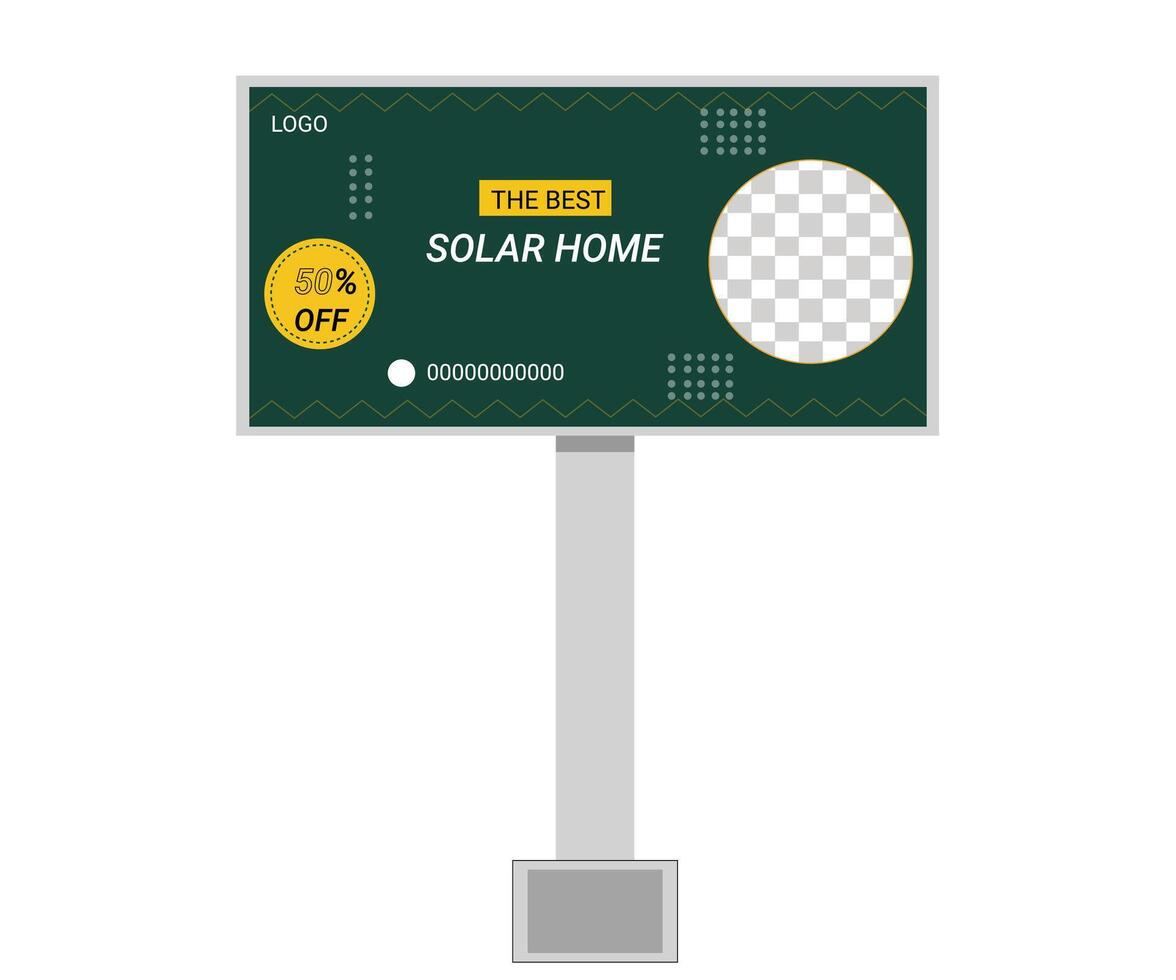 Billboard design,outdoor.advertising billboard. vector