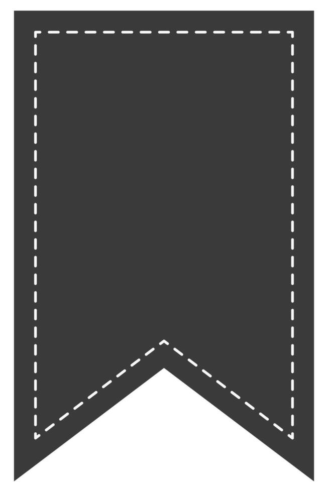 Bookmark icon isolated on white background. vector