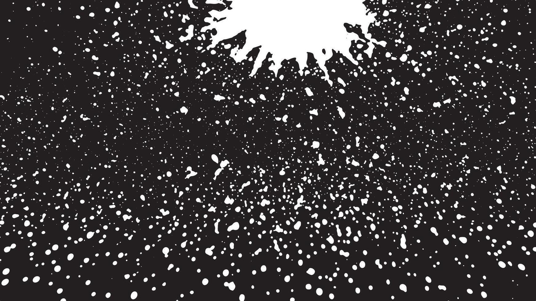 Black Gritty and Distressed Texture Overlay Ideal for Monochrome Background Designs vector