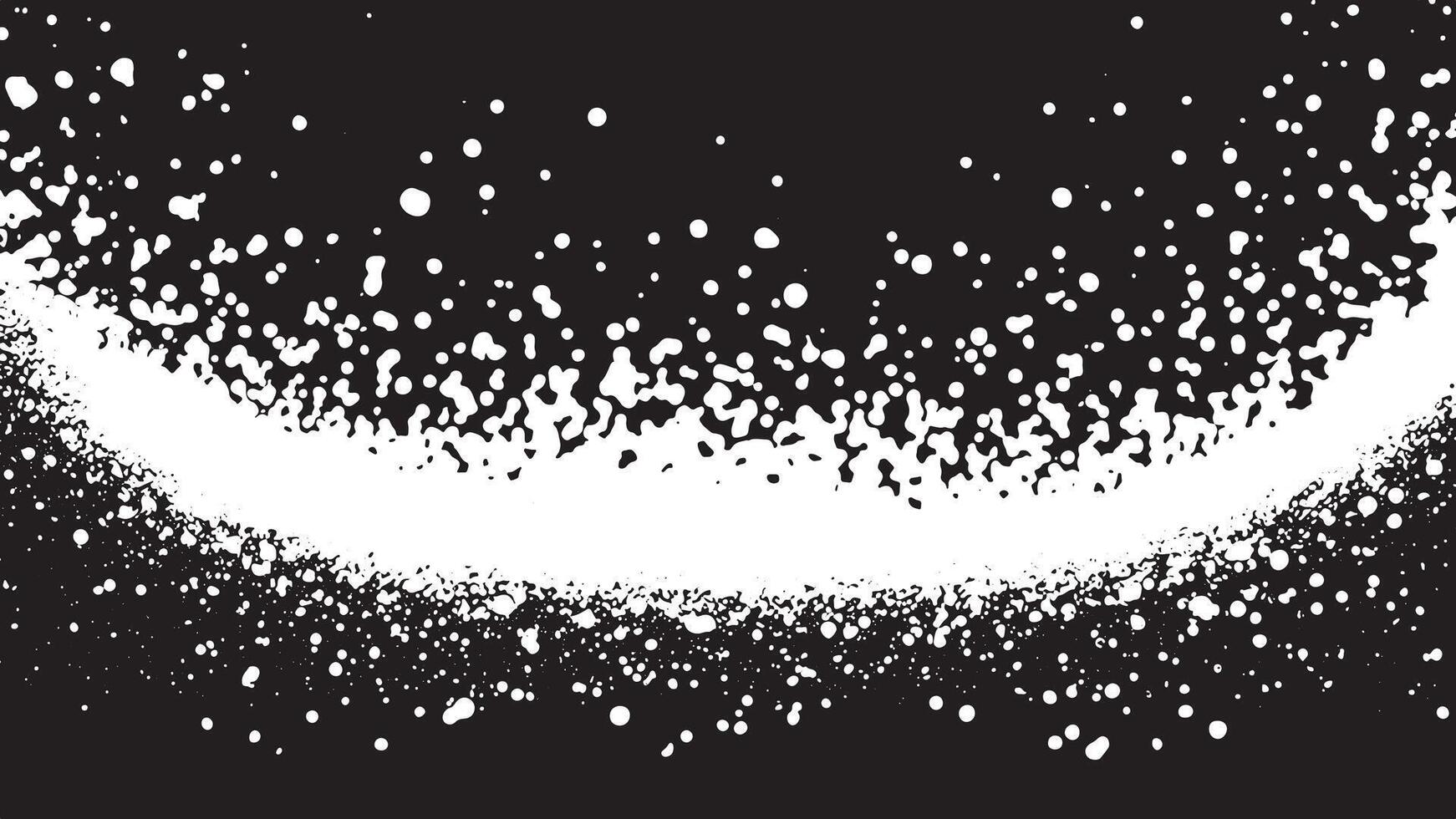 Bold Black Distressed Texture Gritty Grunge Overlay for Monochrome Backgrounds vector