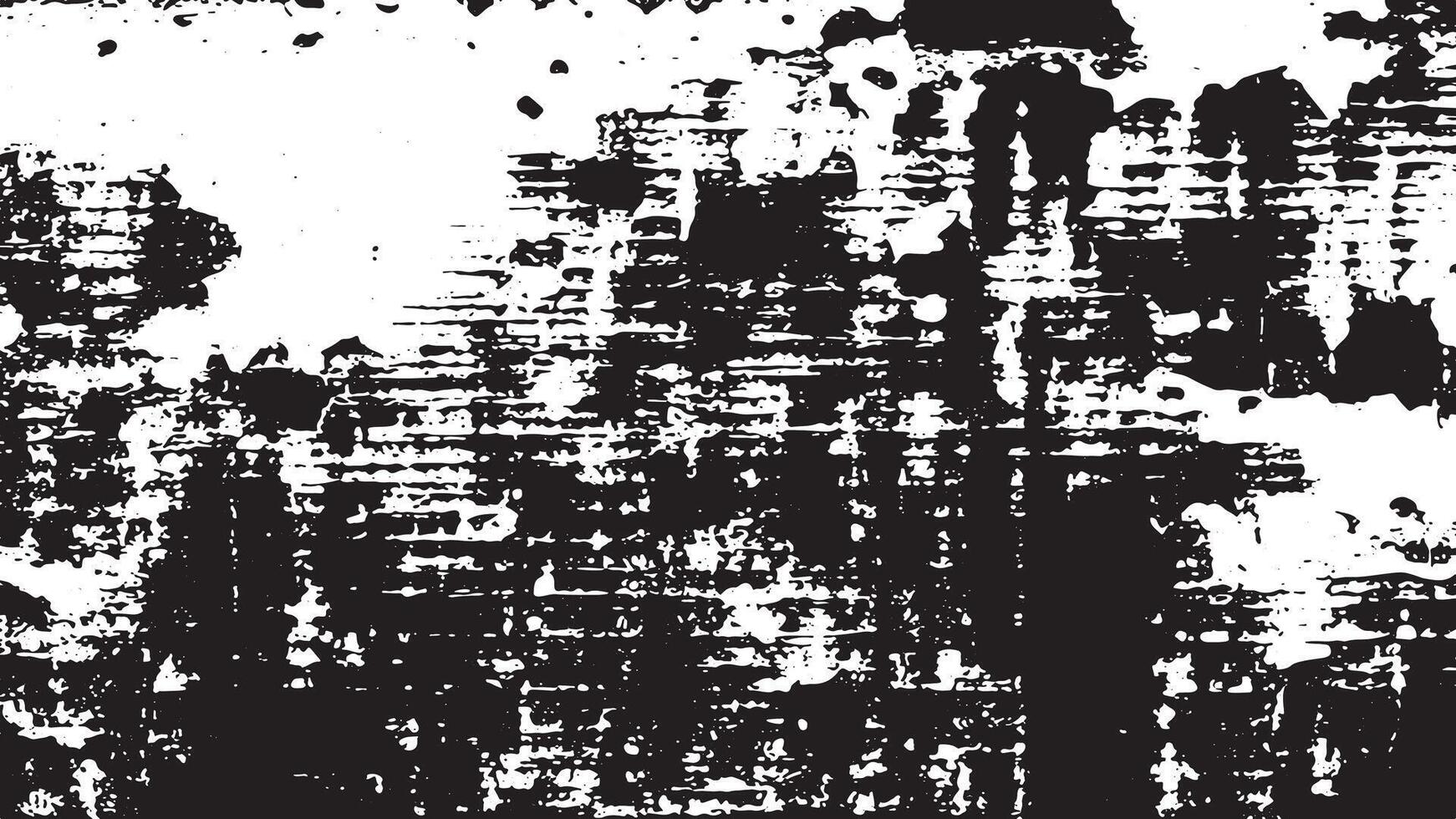 Weathered Black Grunge Texture Gritty and Distressed Overlay for Monochrome Use vector