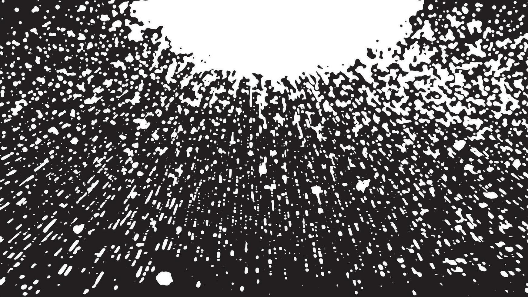 Severe Black and White Grunge Texture Gritty and Distressed for Monochrome Overlays vector