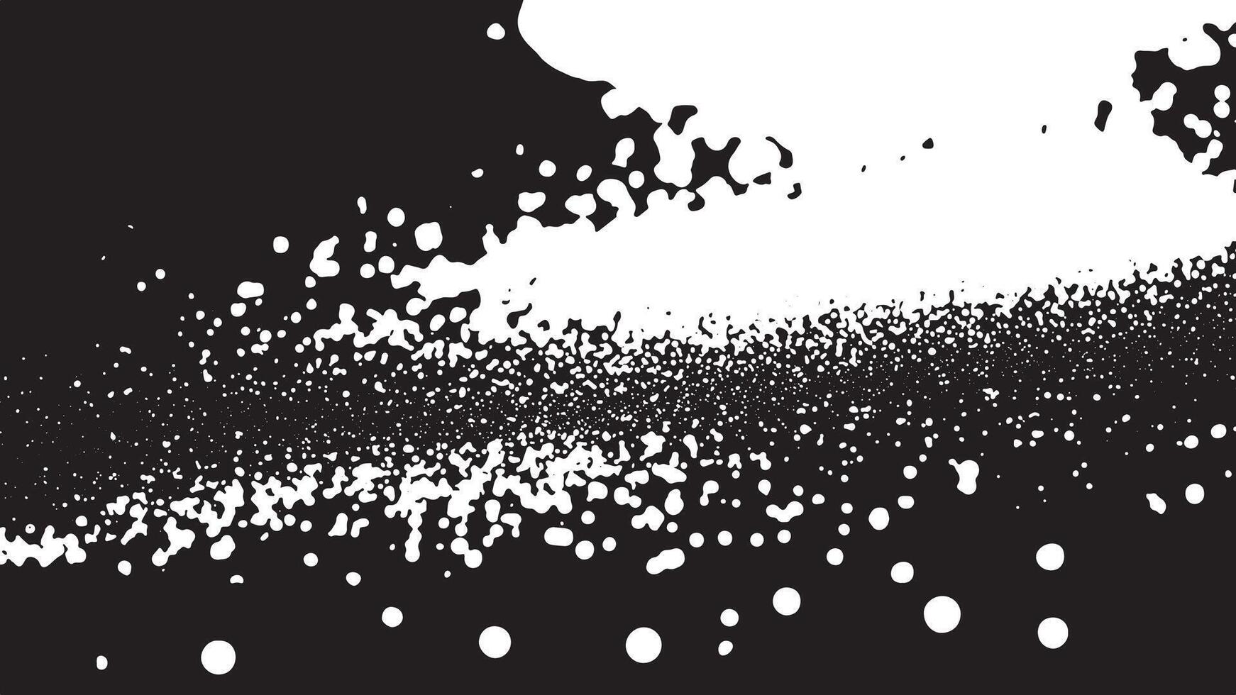 Textured Black Grunge and Gritty Overlay Distressed Design for Backgrounds vector