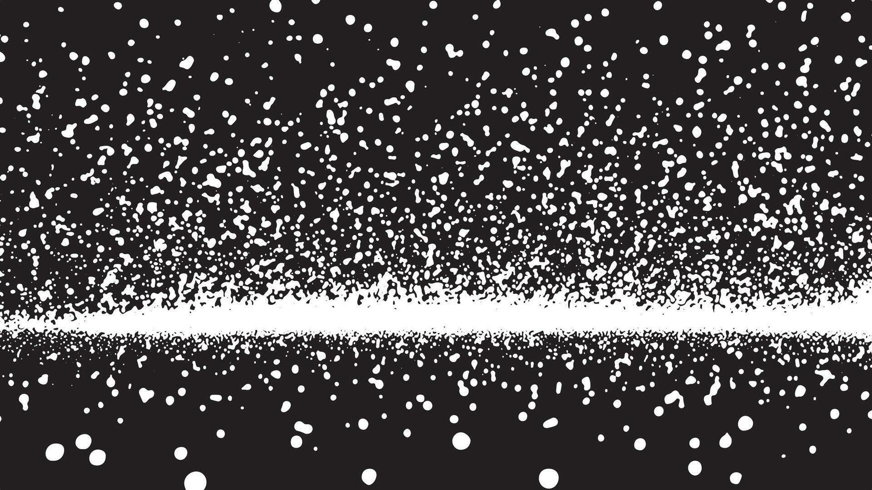 Harsh Black Gritty Texture Distressed and Grunge Style Overlay for White Backgrounds vector