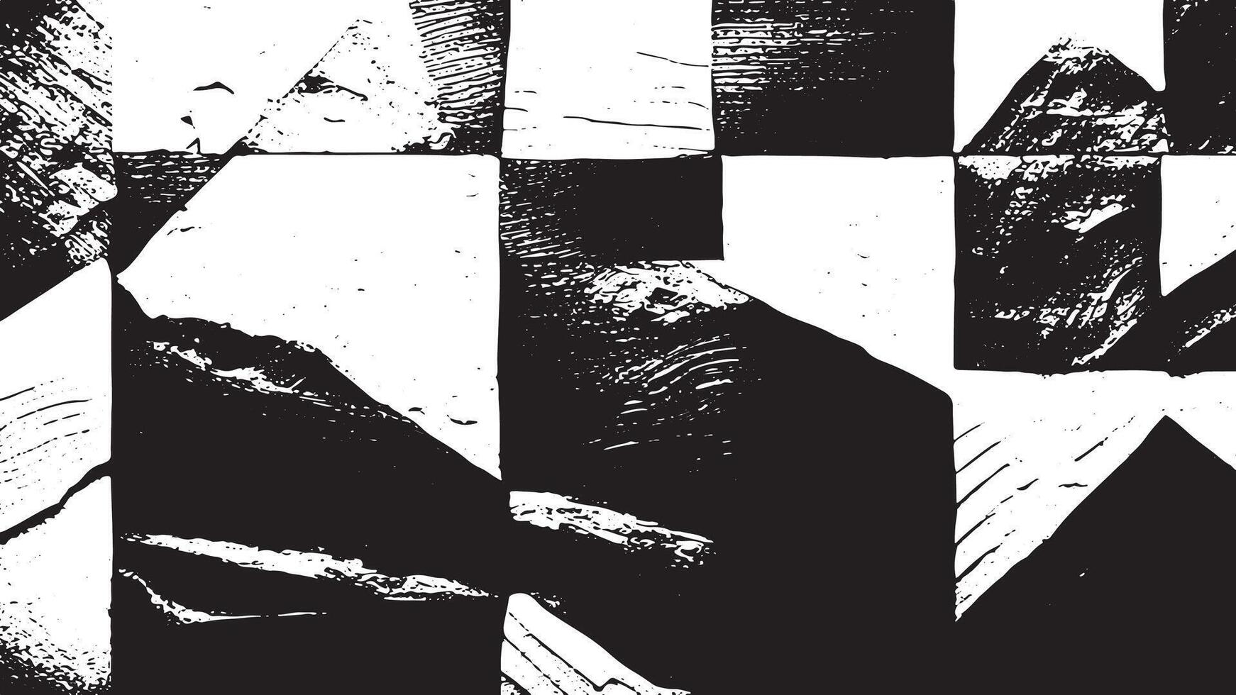 black monochrome and overlay texture on white background for background, texture and overlay. vector