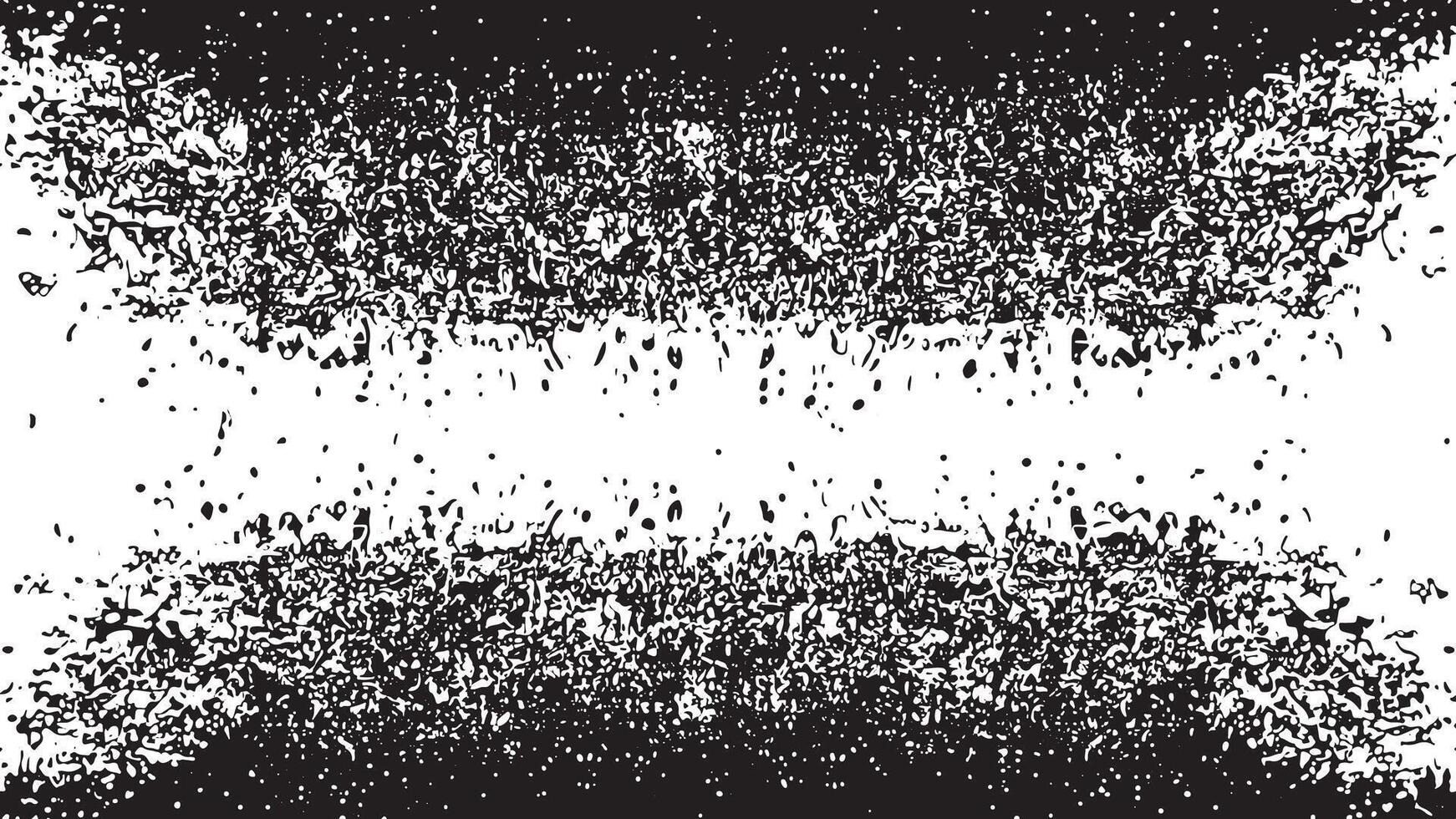 Monochrome Black Noise Texture on Pristine White Canvas for Background and Overlay Applications vector