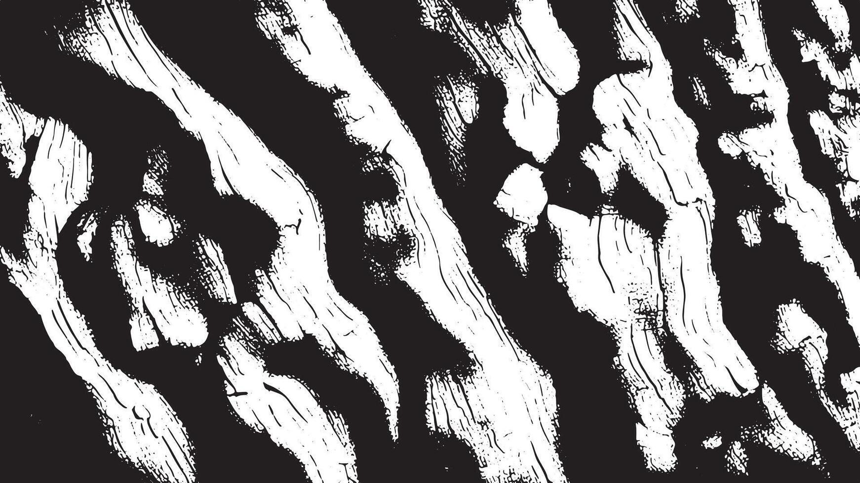 Monochrome Blackened Distress Pattern Overlay on a Clean White Canvas vector