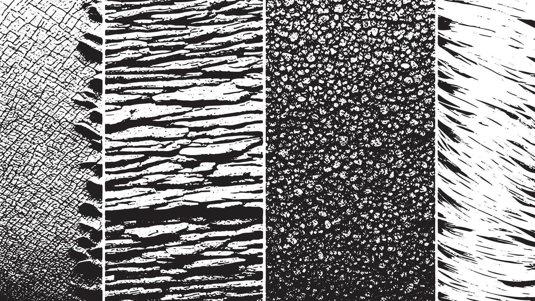 Gritty Black Overlay with White Background and Distressed Finish for High Definition vector