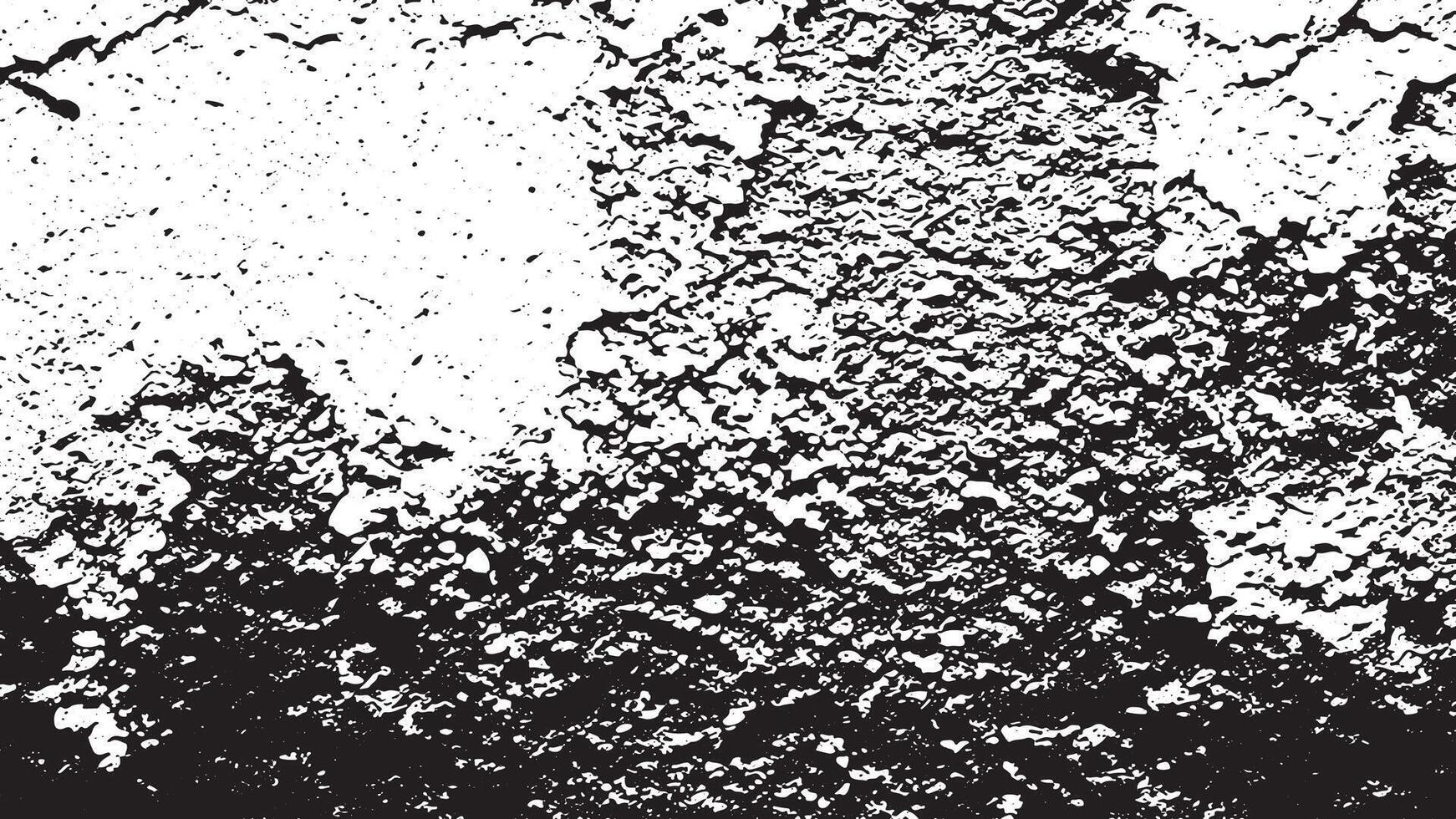 Distressed Cement Plaster Wall Texture Grunge Monochrome Overlay for Black and White Backgrounds vector