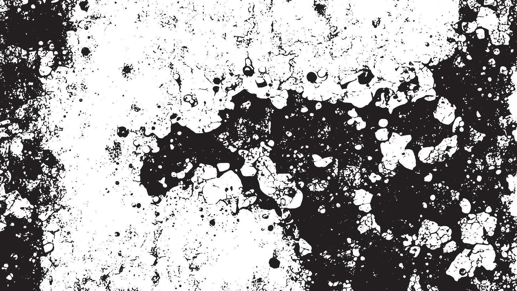 Eroded Black on White Texture for Grunge Backgrounds and Overlay Layers vector